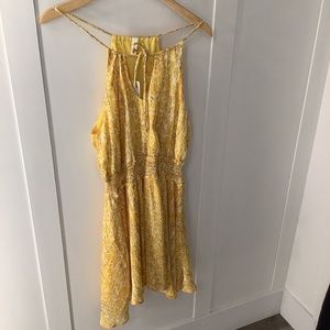 Yellow glam dress
